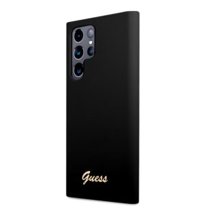 Guess Siliconen hoesje Samsung Galaxy S22 Ultra - Zwart 2