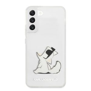 Karl Lagerfeld Choupette Samsung Galaxy S22 hoesje - Transparant 3