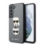 variatie Karl Lagerfeld Saffiano K&C Samsung Galaxy S22 Plus – Grijs