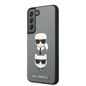 Karl Lagerfeld Saffiano K&C Samsung Galaxy S22 - Grijs 2