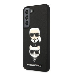 Karl Lagerfeld Saffiano K&C Samsung Galaxy S22 - Zwart 2