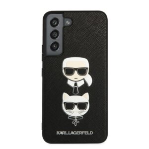 Karl Lagerfeld Saffiano K&C Samsung Galaxy S22 - Zwart 3