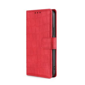 Krokodillenprint hoesje Oppo Find X3 lite - Oppo Reno5 5G - Rood 1