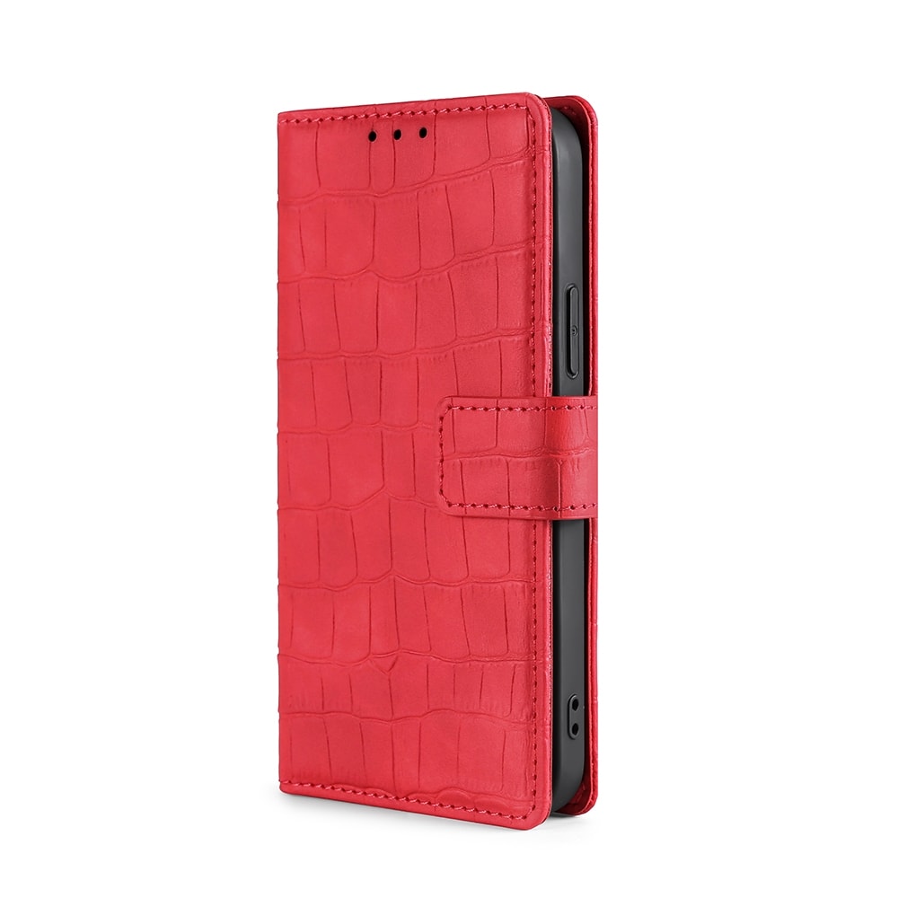 Krokodillenprint hoesje Oppo Find X3 lite - Oppo Reno5 5G - Rood