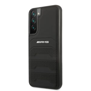 Mercedes AMG Genuine Leather Perforated Samsung S22 hoesje 2