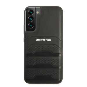 Mercedes AMG Genuine Leather Perforated Samsung S22 hoesje 3