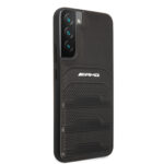 Mercedes AMG Genuine Leather Perforated Samsung S22 Plus hoesje - 3