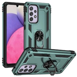 Samsung Galaxy A73 Ringhouder hoesje - Groen