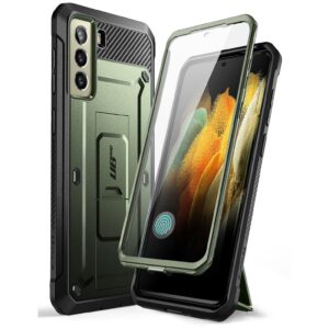 Supcase 360 Backcase met screenprotector Samsung S21 FE - Groen 1