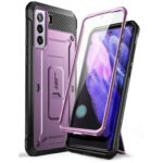 Supcase 360 Backcase met screenprotector Samsung S21 FE – Violet