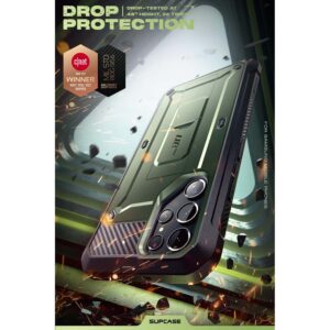 Supcase Backcase hoesje Samsung Galaxy S22 Ultra - Groen 2