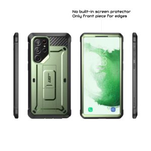 Supcase Backcase hoesje Samsung Galaxy S22 Ultra - Groen 9