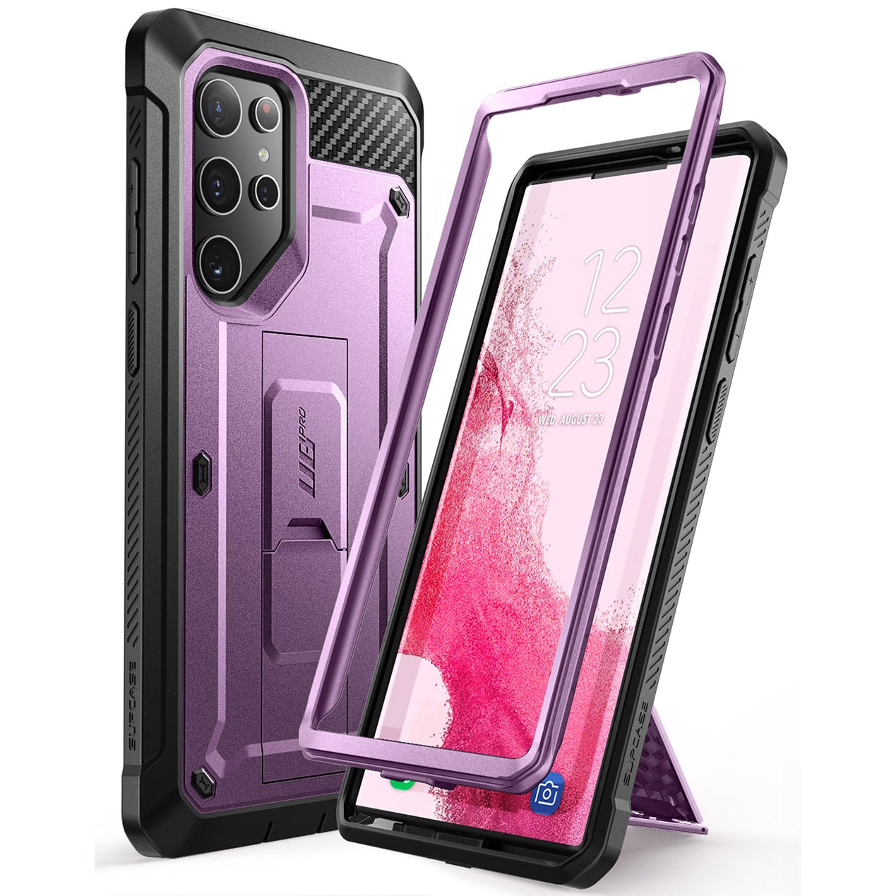 Supcase Backcase hoesje Samsung Galaxy S22 Ultra - Paars Main Image