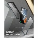 Supcase UB Edge Hoesje met screenprotector Samsung S22 Plus - Zwart
