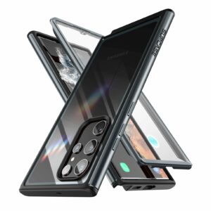 Supcase UB Edge Hoesje met screenprotector Samsung S22 Ultra - Zwart 1