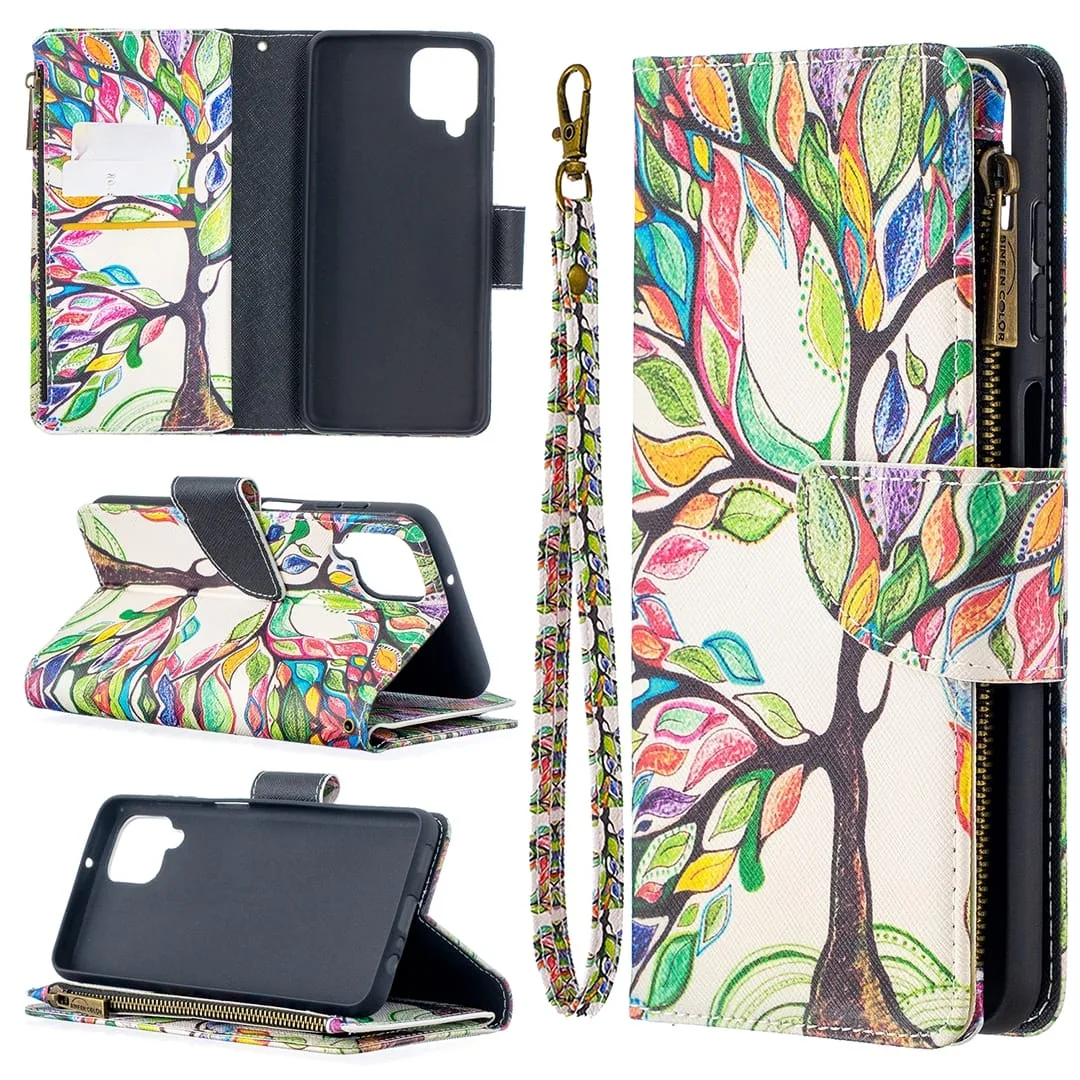 Wallet hoesje Samsung Galaxy A12 - Magische boom