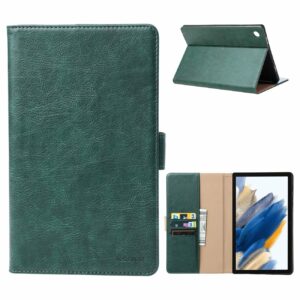 Premium Leren Boekmodel hoes Samsung Tab A8 - 10.5 inch - Groen 1