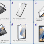 Fullcover hoes Samsung Tab A8 - 10.5 inch - Zwart - 6