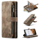 variatie CaseMe Samsung Galaxy A13 wallet hoesje – Bruin