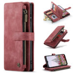 variatie CaseMe Samsung Galaxy A13 wallet hoesje – Rood