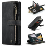 variatie CaseMe Samsung Galaxy A13 wallet hoesje – Zwart