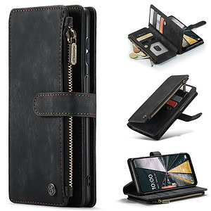 CaseMe Samsung Galaxy A13 wallet hoesje – Zwart
