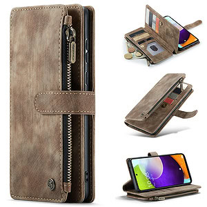 CaseMe Samsung Galaxy A53 wallet hoesje – Bruin