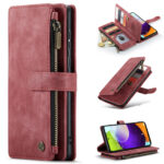 variatie CaseMe Samsung Galaxy A52 / A52s wallet hoesje – Rood