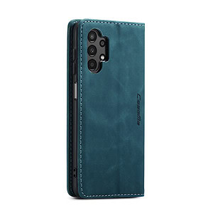Caseme Samsung A13 4G hoesje - Retro Boekmodel Blauw 3