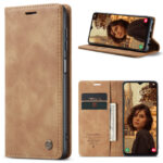 variatie Caseme Samsung A13 4G hoesje – Retro Boekmodel Bruin