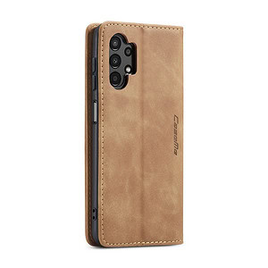 Caseme Samsung A13 4G hoesje - Retro Boekmodel Bruin 3