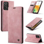 variatie Caseme Samsung A33 5G hoesje – Retro Boekmodel Roze