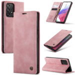 variatie Caseme Samsung A53 hoesje – Retro Boekmodel Roze