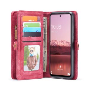 Caseme Samsung Galaxy A53 hoesje - Vintage Portemonnee Rood 4