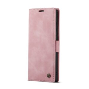 Caseme Samsung S22 Ultra hoesje - Retro Boekmodel Roze 2