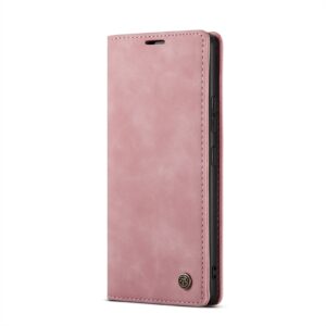 Caseme Samsung S22 hoesje - Retro Boekmodel Roze 3