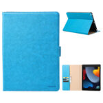 variatie Premium Leren Boekmodel hoes iPad 9 – iPad 8 – iPad 7 – Blauw