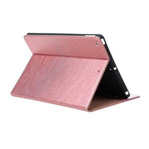 Premium Leren Boekmodel hoes iPad 9 - iPad 8 - iPad 7 - rosegoud 2