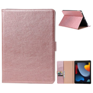 Premium Leren Boekmodel hoes iPad 9 - iPad 8 - iPad 7 - rosegoud.JPG