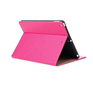 Premium Leren Boekmodel hoes iPad 9 - iPad 8 - iPad 7 - roze 2