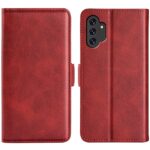 variatie Samsung A13 4G Boekmodel hoesje – Rood