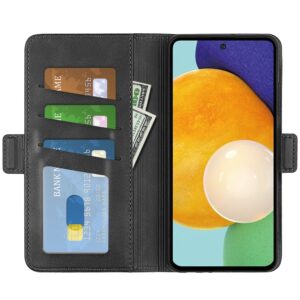 Samsung A13 4G Boekmodel hoesje - Zwart 4