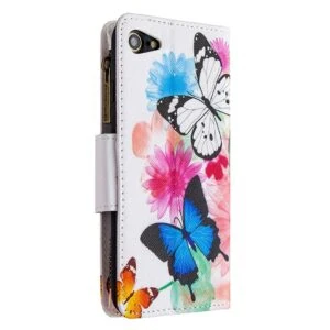 Wallet hoesje iPhone SE 2022 - SE 2020 - iPhone 8 - Vlinder 3