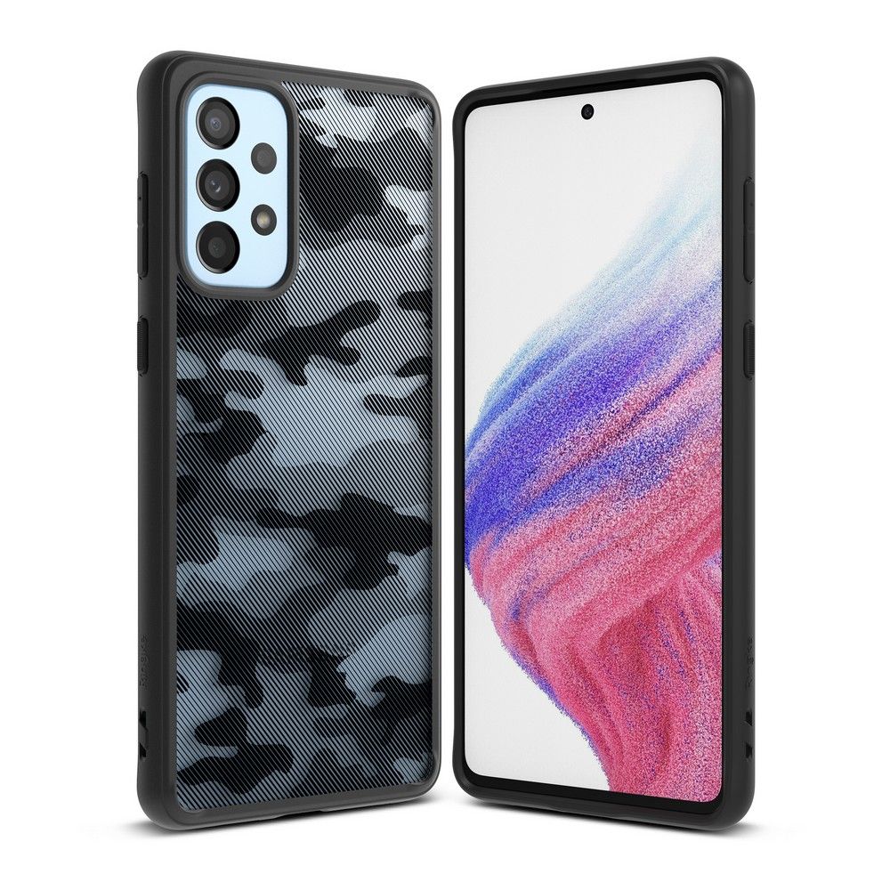 Ringke Fusion Backcase Samsung Galaxy A53 - Camo zwart