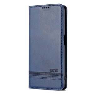 AZNS Boekmodel hoesje Oppo A76 - Oppo A96 hoesje - Blauw 2