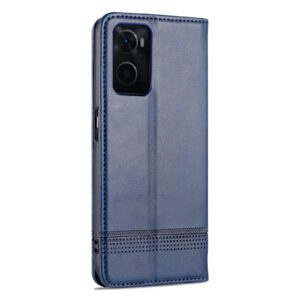 AZNS Boekmodel hoesje Oppo A76 - Oppo A96 hoesje - Blauw 3