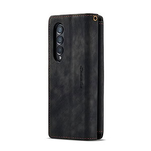 CaseMe Samsung Galaxy Z Fold 3 wallet hoesje - Zwart 4