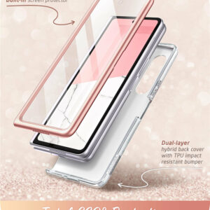 Cosmo 360 hoesje met screenprotector Samsung Z Fold 3 - Marmer 2