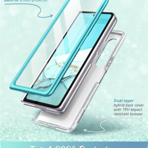 Cosmo 360 hoesje met screenprotector Samsung Z Fold 3 - Oceaan 2