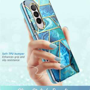 Cosmo 360 hoesje met screenprotector Samsung Z Fold 3 - Oceaan 3